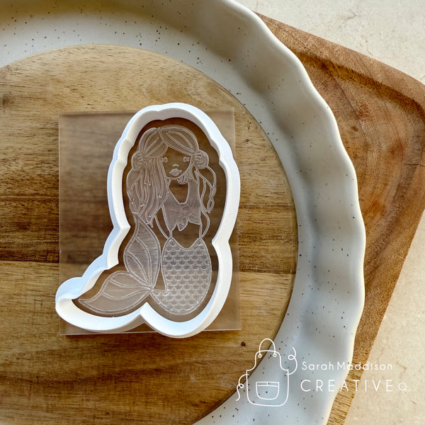 Pretty Mermaid Cutter and Debosser (Sarah Maddison Creative)