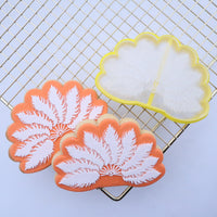 Feather Fan Cutter & Debosser Set