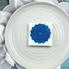 Floral Doily Pattern Plate