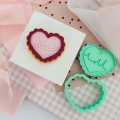Frill Heart Beat - Bento Minis Cutter Set (SweetP)