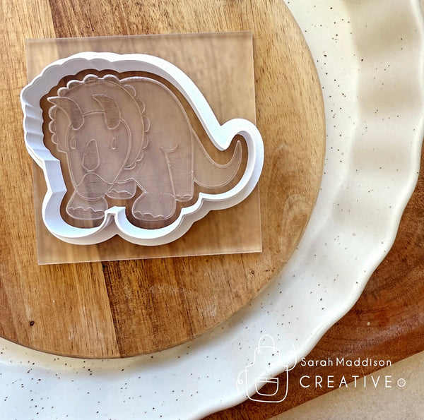 Triceratops Cutter and Debosser (Sarah Maddison Creative)