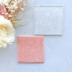 Funky Floral Pattern Debosser (Cake Sera Sera)