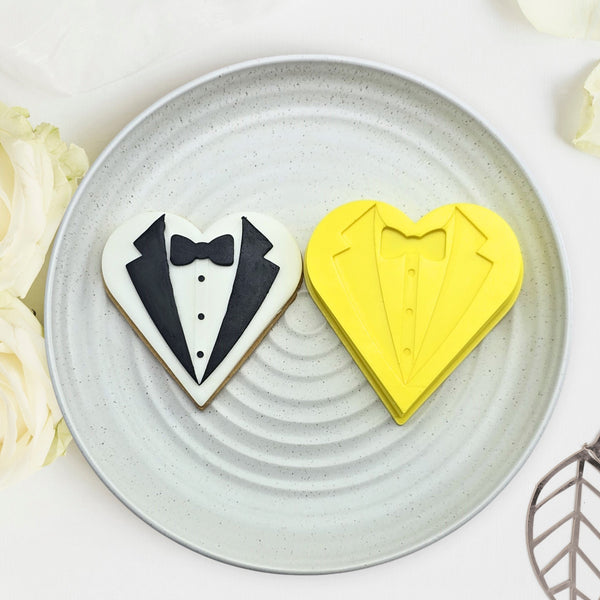 Groom & Bride Heart Embossers