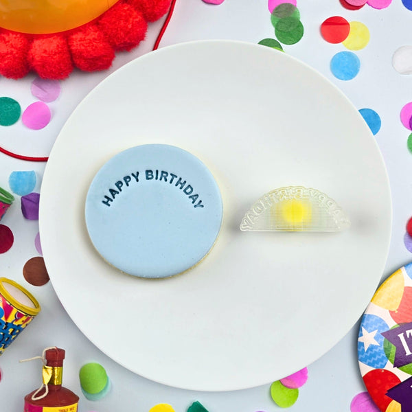 Happy Birthday Arch Embosser