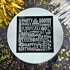 Happy Birthday Pattern Plate