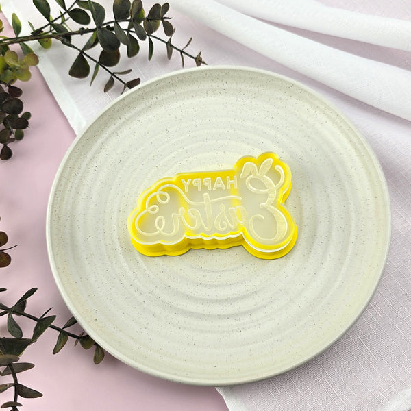 Happy Easter Cutter & Debosser Set