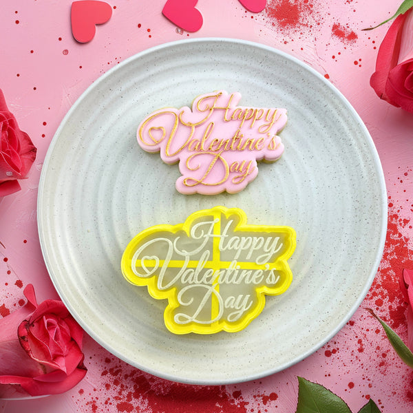 Happy Valentine's Day Cutter & Debosser Set