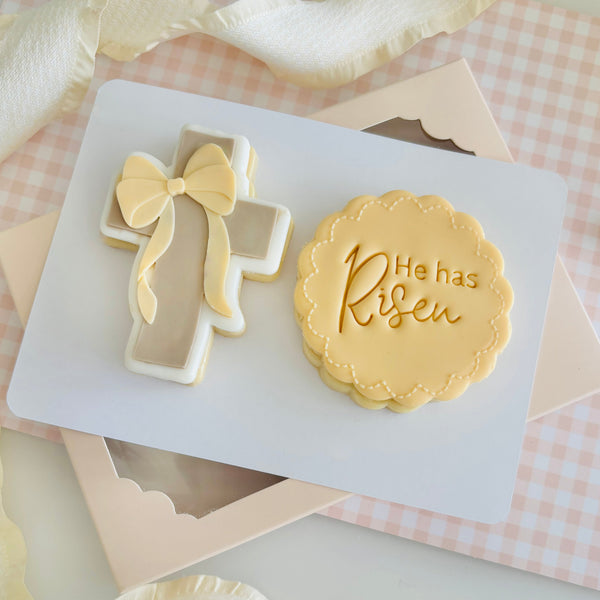He Has Risen Text Stamp (SweetP)