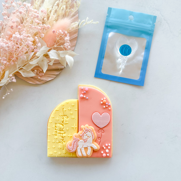Heart Balloon Layer Stamp (Cake Sera Sera)