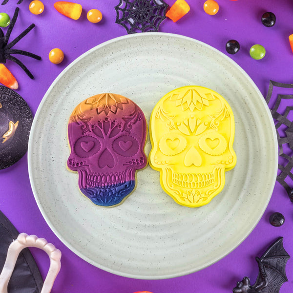 Heart Eyes Skull Cutter & Debosser Set