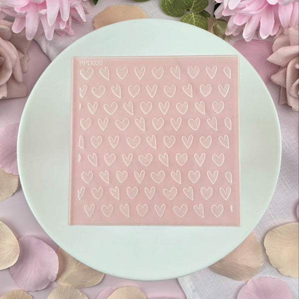 Hearts Pattern Plate