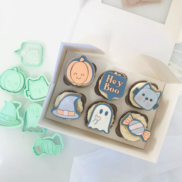Hey Boo - Halloween Bento Minis Cutter Full Set (SweetP)