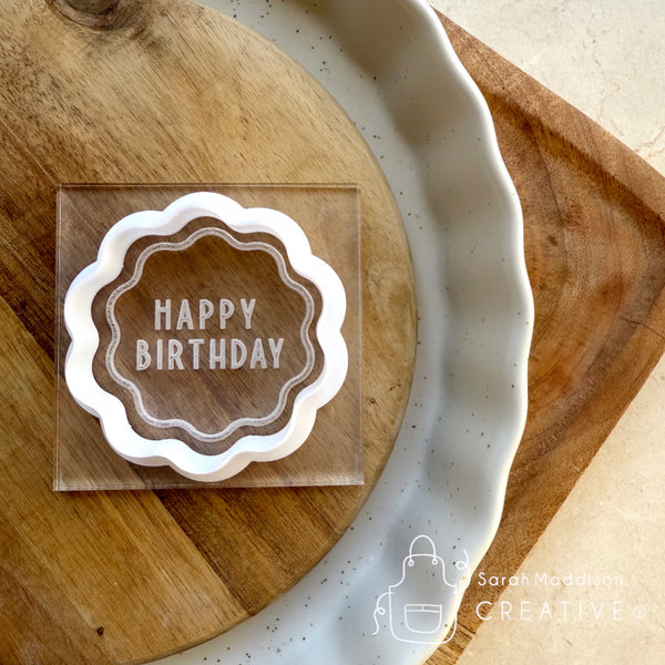 Wavy Cutter and Text Debosser (Sarah Maddison Creative)