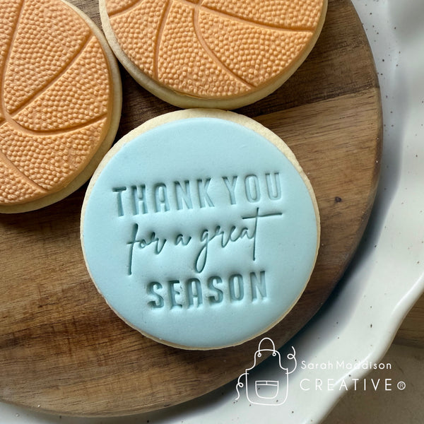 Thank You For A Great Season Impression Stamp (Sarah Maddison Creative)