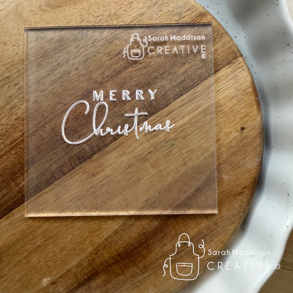 Merry Christmas Debosser (Sarah Maddison Creative)