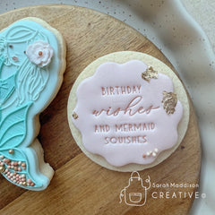 Birthday Wishes and Mermaid Squishes Impression Stamp (Sarah Maddison Creative)