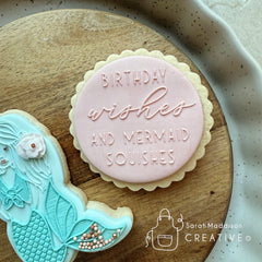 Birthday Wishes and Mermaid Squishes Debosser (Sarah Maddison Creative)