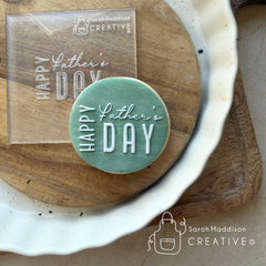 Happy Father's Day Modern Debosser (Sarah Maddison Creative)