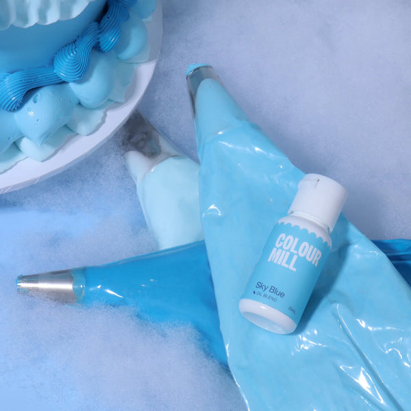 Oil Based Colouring 20ml Sky Blue