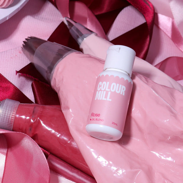 Oil Based Colouring 20ml Rose