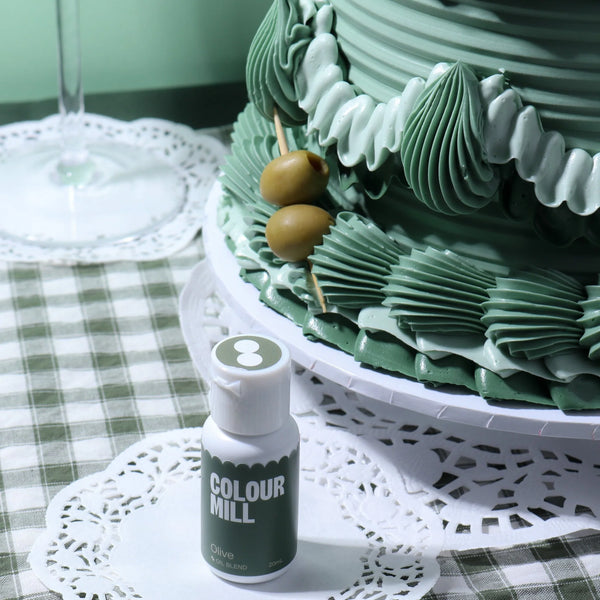 Oil Based Colouring 20ml Olive