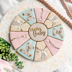 Hello Baby Platter Cutter & Debosser Set (Bikkie Smalls)