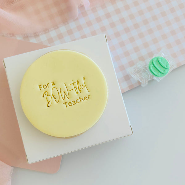 For A Bow-tiful Teacher Text Stamp (SweetP)