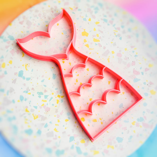 Mermaid Tail Bikkie Stacks Cutter (Bikkie Smalls)