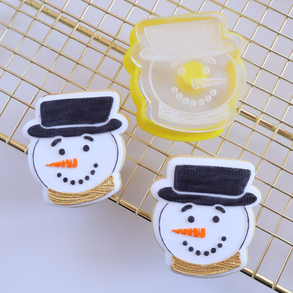 Mini Snowman Cutter & Debosser Set