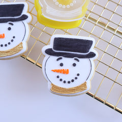 Mini Snowman Cutter & Debosser Set