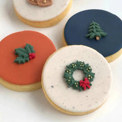 Christmas Foliage Silicone Mould (Little Bikkie)
