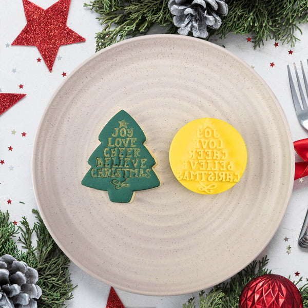Joy Love Cheer Tree Embosser