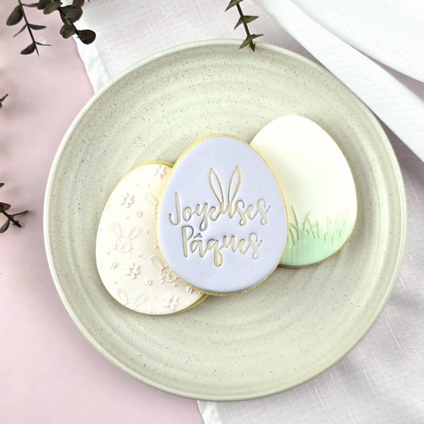 Joyeuses Pâques (Happy Easter) French Embosser