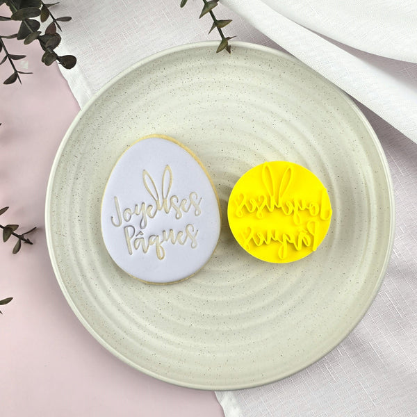 Joyeuses Pâques (Happy Easter) French Embosser