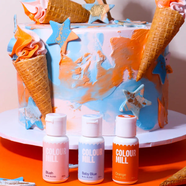 Oil Based Colouring 20ml Baby Blue