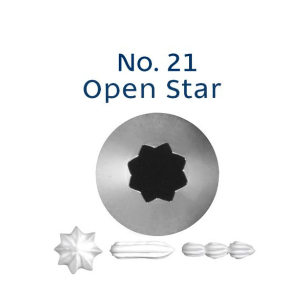 Piping Tip Open Star #21 (Loyal)