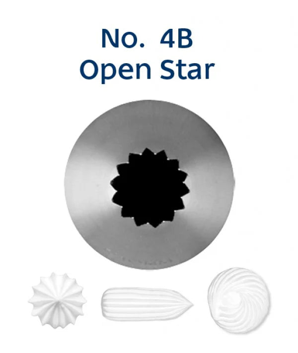 Piping Tip Open Star #4B (Loyal)