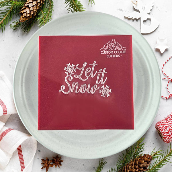 Let It Snow Debosser