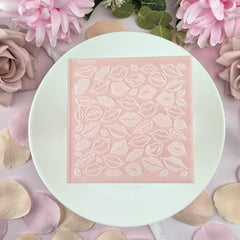 Lips Pattern Plate