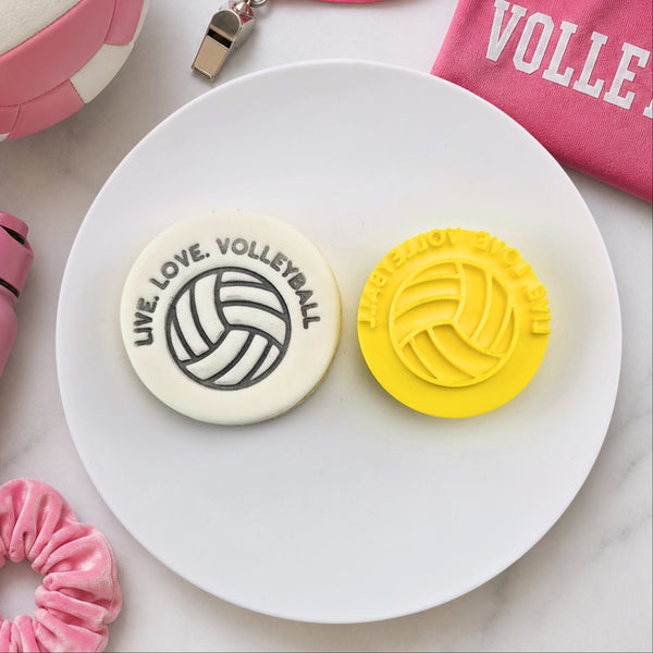 Live, Love, Volleyball Embosser
