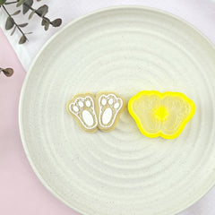 Mini Bunny Feet Cutter & Debosser Set