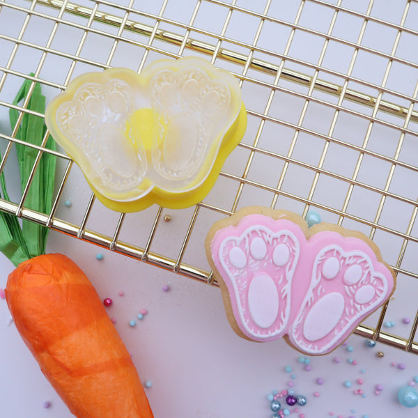 Mini Bunny Feet Cutter & Debosser Set