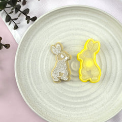 Mini Bunny Rabbit Cutter & Debosser Set