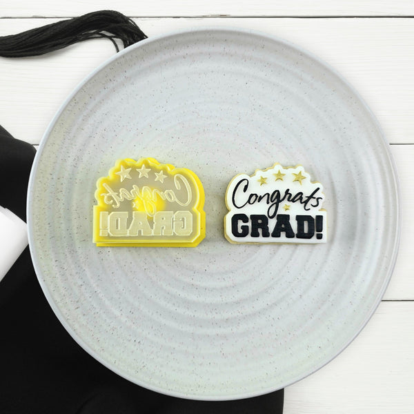 Mini Congrats Grad Cutter & Debosser Set