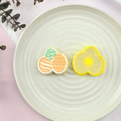 Mini Easter Eggs Cutter & Debosser Set
