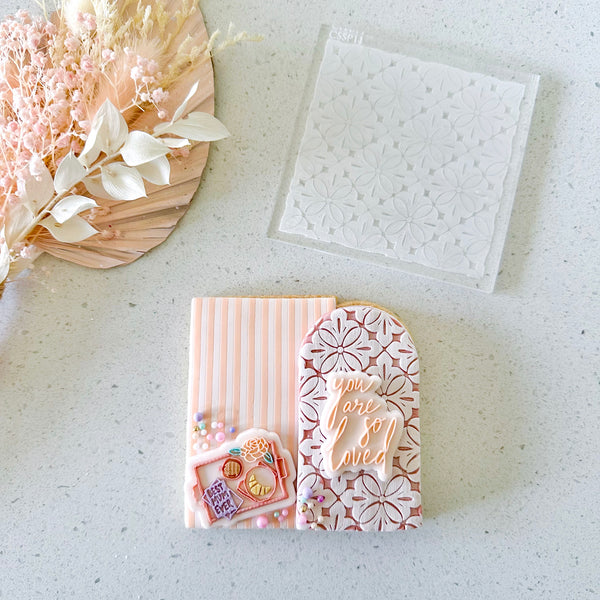 Fancy Tile Pattern Debosser (Cake Sera Sera)