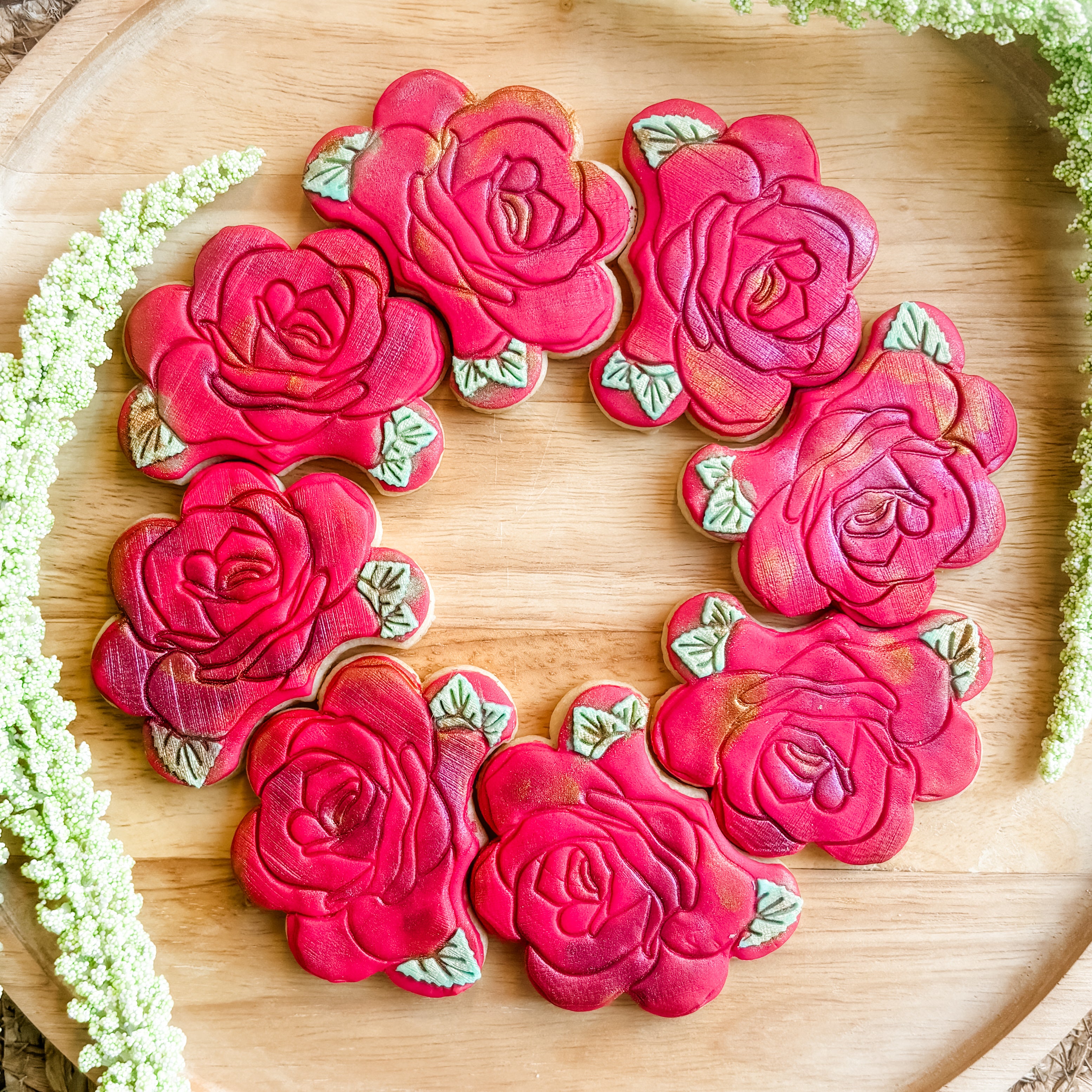 Rose Chain Platter Cutters & Debosser Set (Bikkie Smalls)