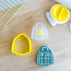 Mini Flanny Shirt Cutter and Debosser Set