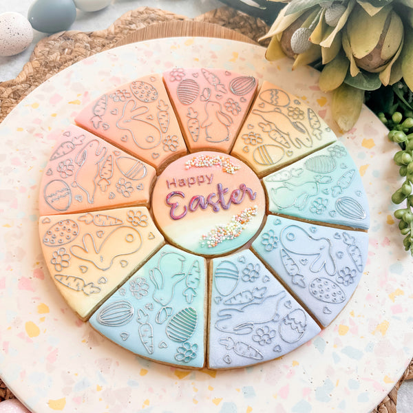 Easter Bunnies Platter Cutter & Debosser Set (Bikkie Smalls)