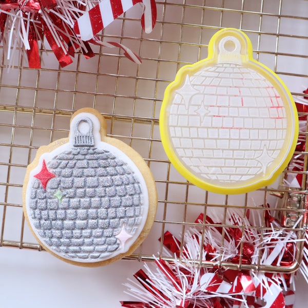 Mirrorball Ornament Debosser & Cutter Set